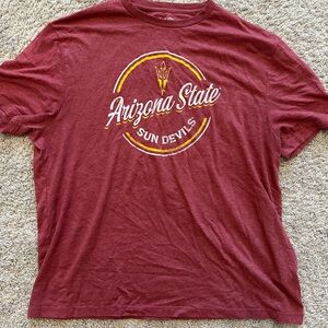 Arizona State Sun Devils Men's Red T-Shirt